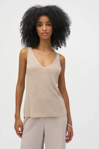 Joseph Ribkoff Sparkly V-neck Pullover  252915