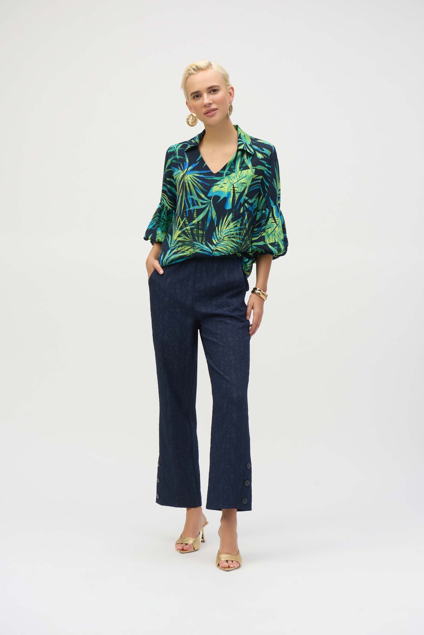 Joseph Ribkoff Relaxed Full-length Trousers  252111