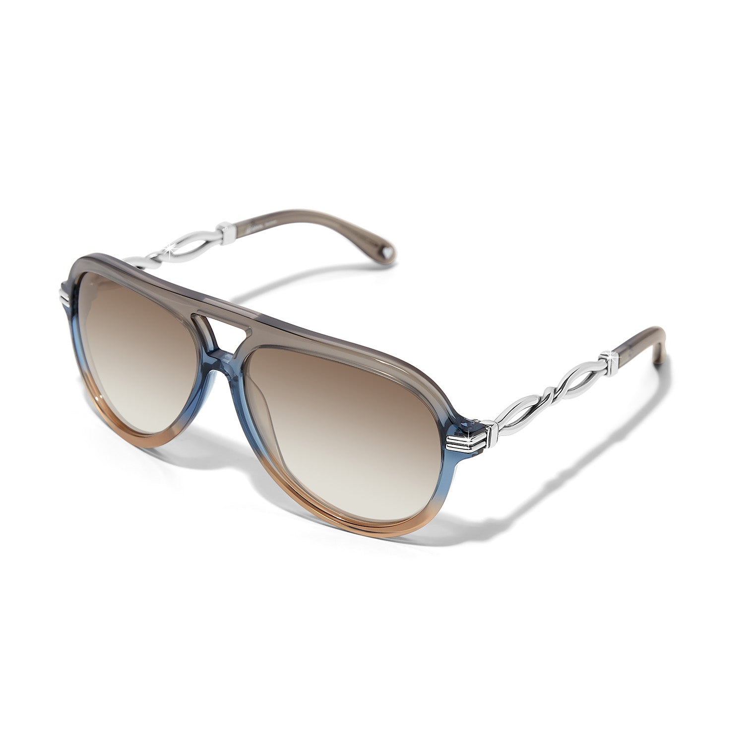 Brighton Interlok Twist Aviator Sunglasses A13430