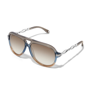 Brighton Interlok Twist Aviator Sunglasses A13430