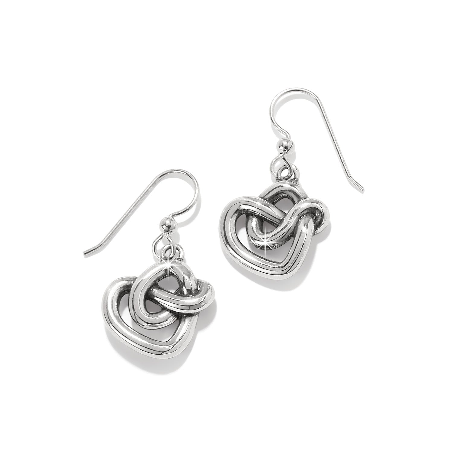 Brighton Interlok Curve Heart French Wire Earrings JA0004