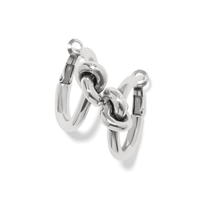 Brighton Interlok Single Knot Hoop Earrings JA0134