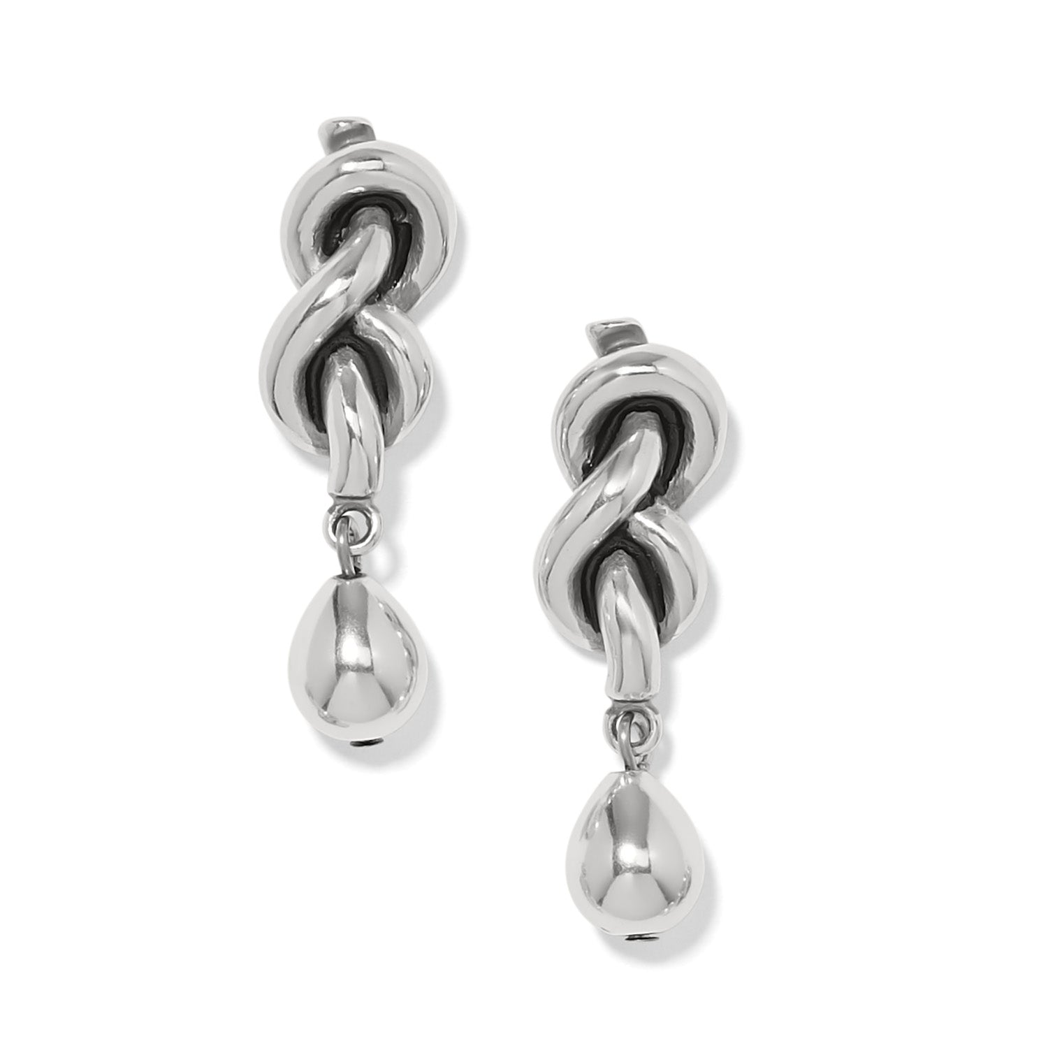 Brighton Interlok Single Knot Drop Earrings JA0135