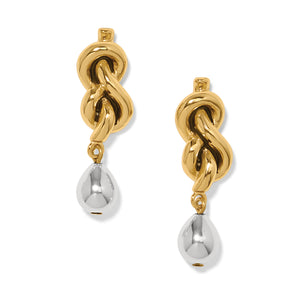 Brighton Interlok Single Knot Drop Earrings JA0136