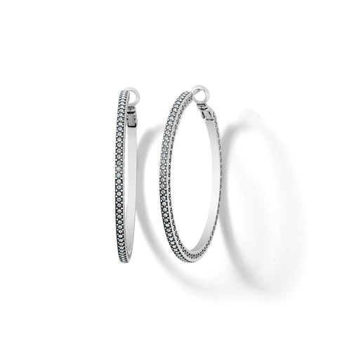 Brighton Meridian Thin Large Hoop Earrings JA8391