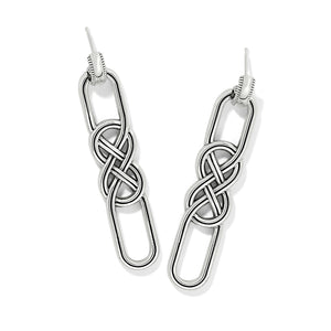 Brighton Interlok Braid Post Drop Earrings JA9901