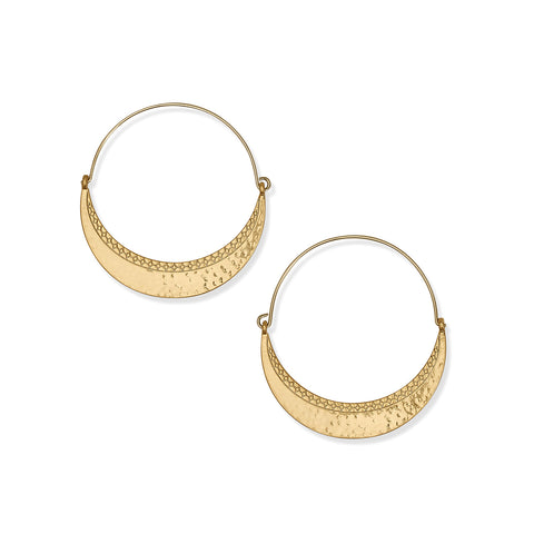 Brighton Palm Canyon Large Hoop Earrings JA9979