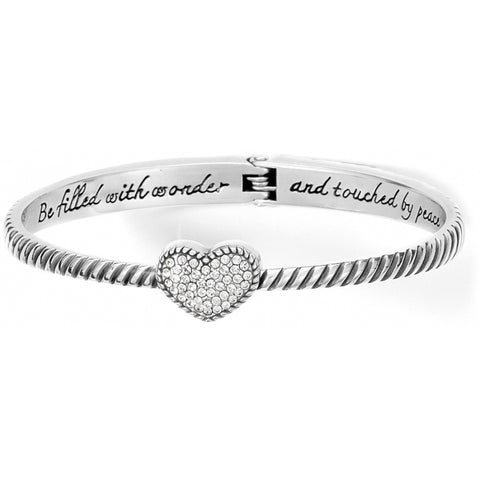 Brighton Celestia Heart Hinged Bangle JB9741