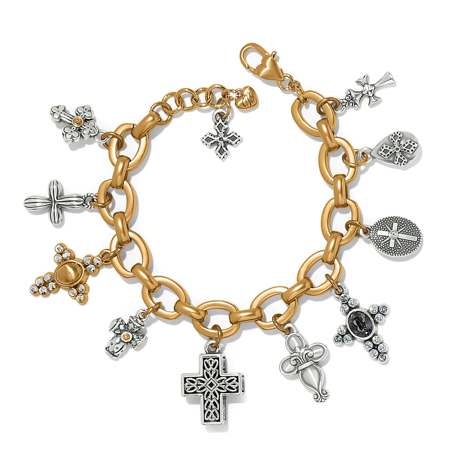 Brighton Heavenly Cross Charm Bracelet JF0208