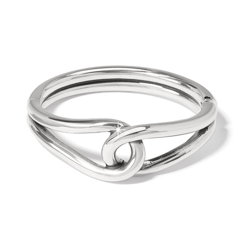 Brighton Interlok Curve Hinged Bangle JF0219