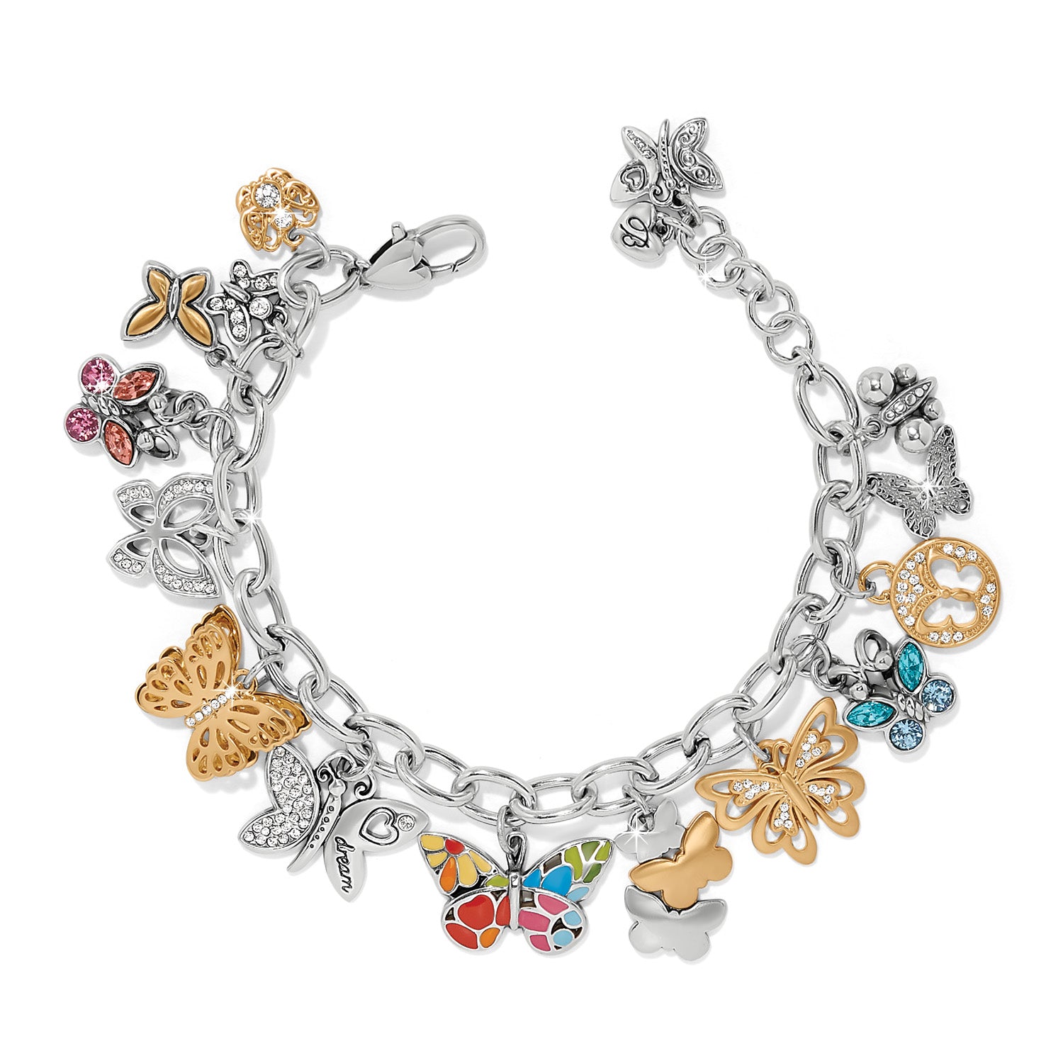 Brighton Forever Butterfly Charm Bracelet JF0370