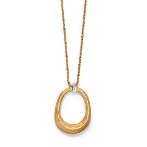 Brighton Meridian Geo Open Ring Pendant Necklace JM0026