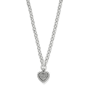 Brighton Pretty Tough Weave Heart Necklace JM7537