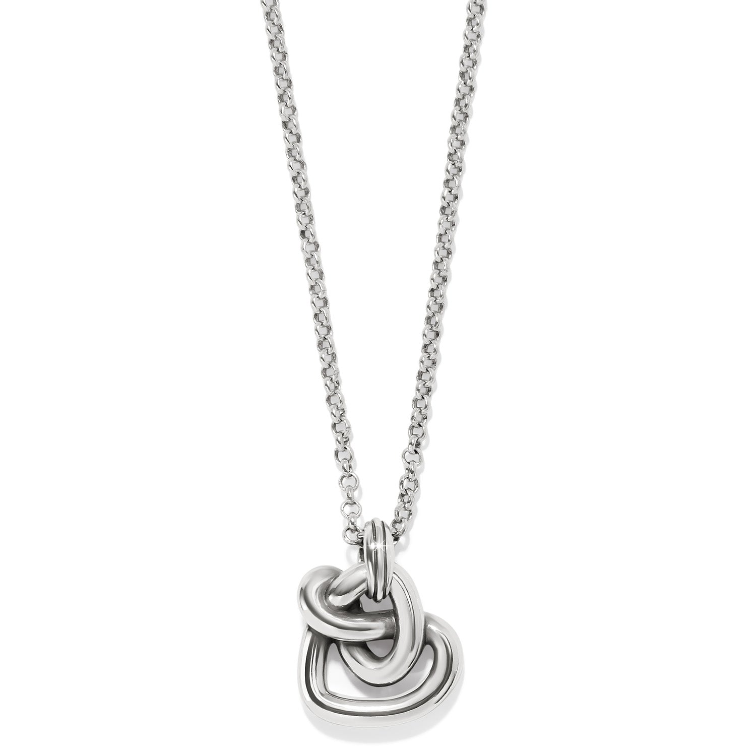 Brighton Interlok Curve Heart Necklace JM7590