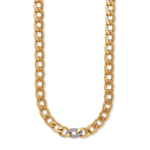 Brighton Cleo Pave Link Necklace JM7650