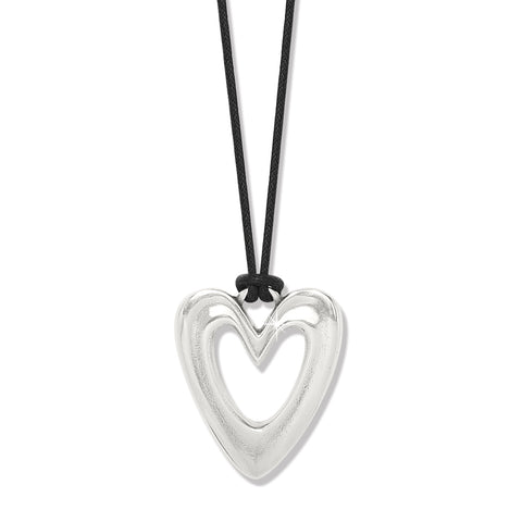 Brighton Cascade Open Heart Cord Necklace JM7698