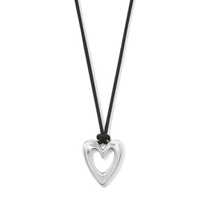 Brighton Cascade Open Heart Petite Cord Necklace JM7699