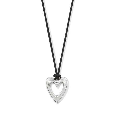 Brighton Cascade Open Heart Petite Cord Necklace JM7699